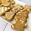 Galletas de navidad canela jengibre con azúcar y harina de trigo